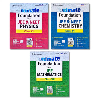 Ultimate Foundation for JEE Physics, Chemistry, Mathematics: Class VII
