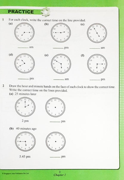 SAP Maths Olympiad Junior 1 Primary Level