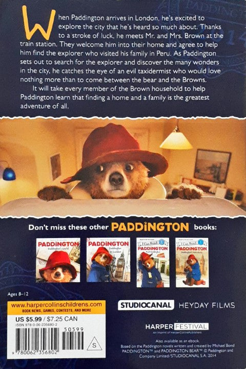 Paddington The Junior Novel