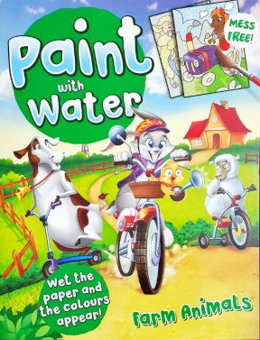 Paint with Water Farm Animals