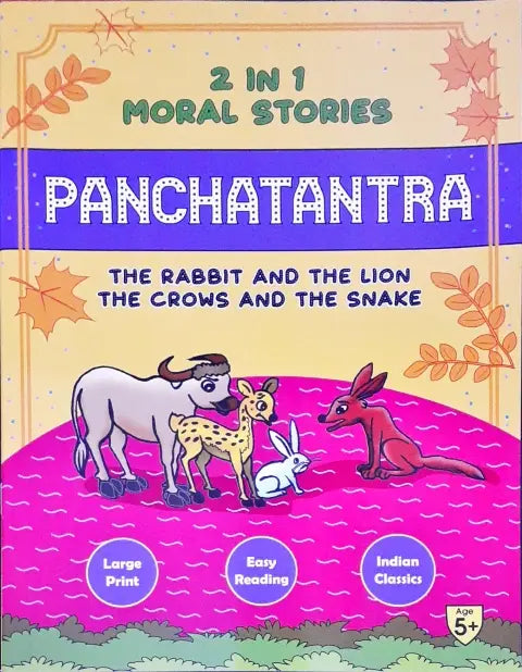 2 in 1 Moral Stories Panchatantra The Rabbit and The Lion / The Crows and the Snake