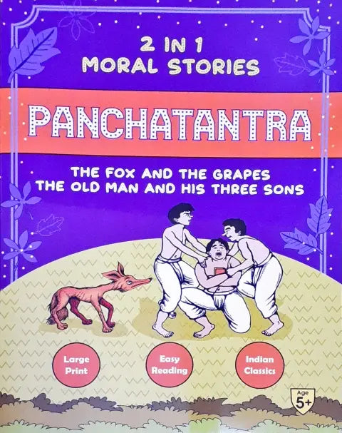 2 in 1 Moral Stories Panchatantra The Fox and The Grapes / The Old man and His Three Sons