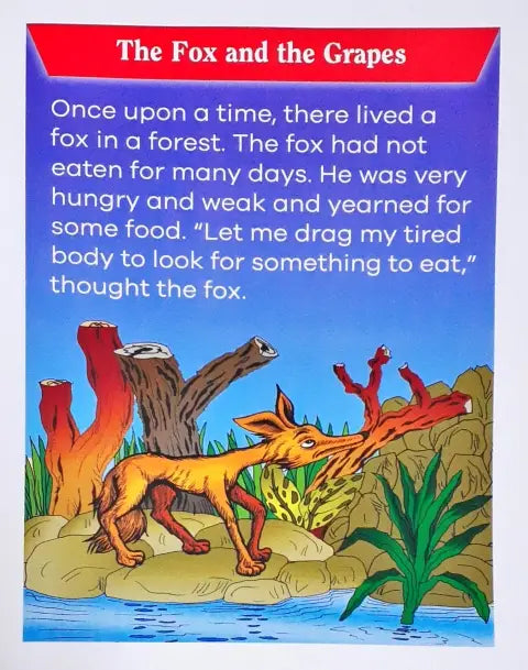 2 in 1 Moral Stories Panchatantra The Fox and The Grapes / The Old man and His Three Sons