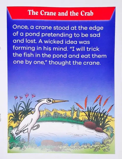 2 in 1 Moral Stories Panchatantra The Lion and The Woodcutter / The Crane and The Crab