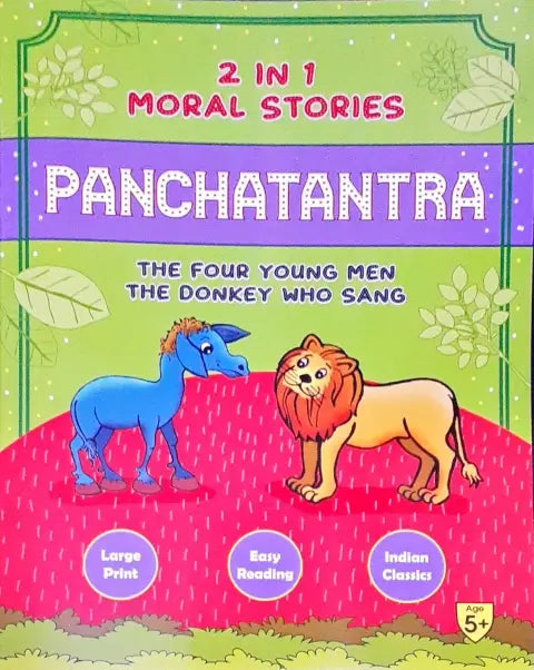 2 in 1 Moral Stories Panchatantra The Four Young Men / The Donkey Who Sang