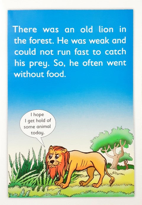 The Lion And The Talking Den / The Jackal And The War Drum - Moral Stories From Panchatantra