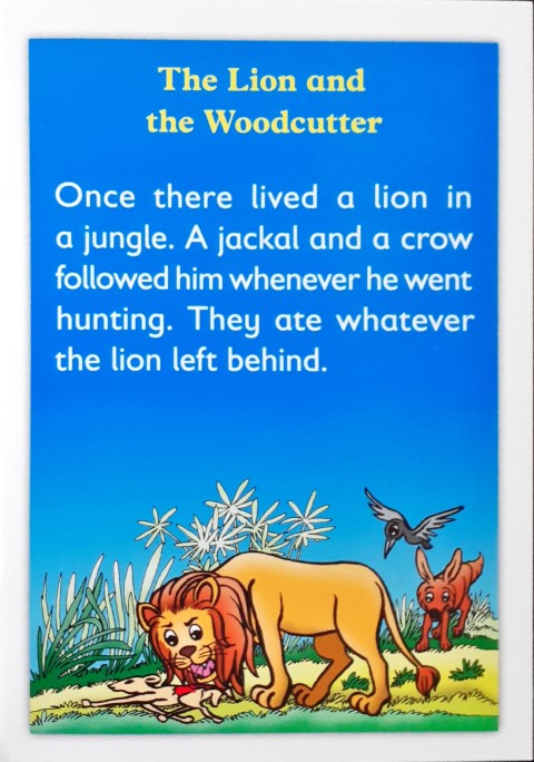 The Lion And The Woodcutter / The Crane And The Crab - Moral Stories From Panchatantra