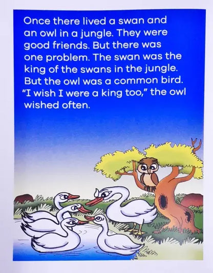 2 in 1 Moral Stories Panchatantra The Owl and The Swan / The Snake and The Frogs