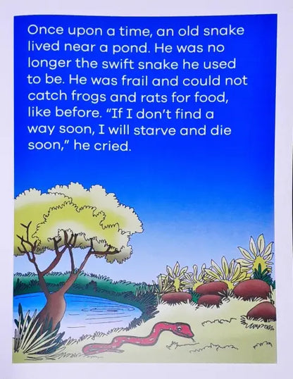 2 in 1 Moral Stories Panchatantra The Owl and The Swan / The Snake and The Frogs