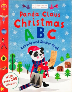 Panda Claus Christmas ABC Activity and Sticker Book With Over 200 Stickers