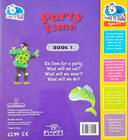 Time To Read Party Time Book 1