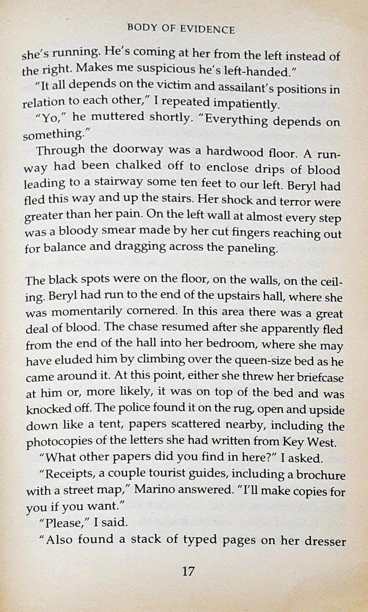 Kay Scarpetta #2 : Body of Evidence (P)