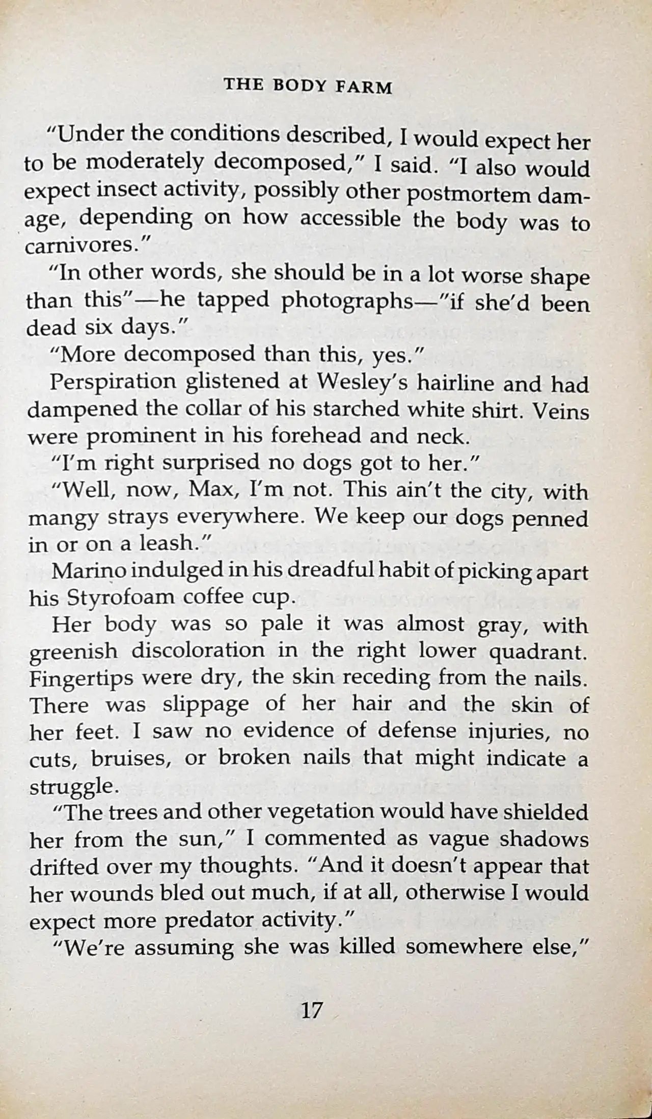Kay Scarpetta #5 : The Body Farm (P)