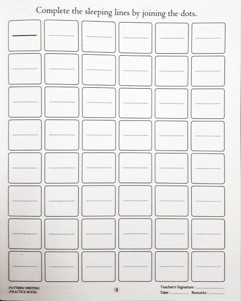 Pattern Writing Practice Book