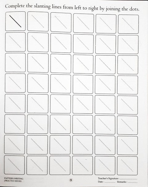 Pattern Writing Practice Book – Books and You