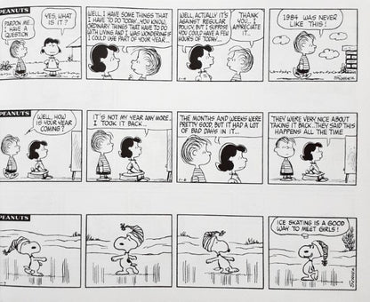 Peanuts Comic Collection I Need To Set My Face Toward New Horizons