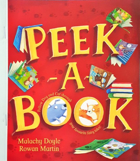 Peek A Book Follow Dog and Cat Through Your Favourite Fairy Tales