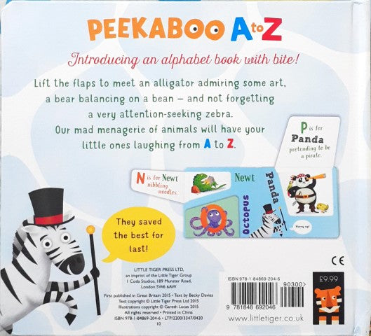 Peekaboo A to Z A Gareth Lucas Lift The Flap Book