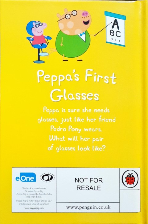 Peppa Pig: Peppa's First Glasses