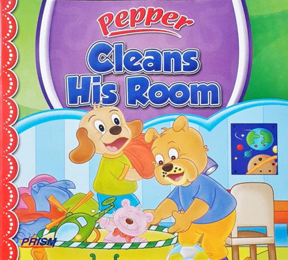 Pepper Cleans His Room