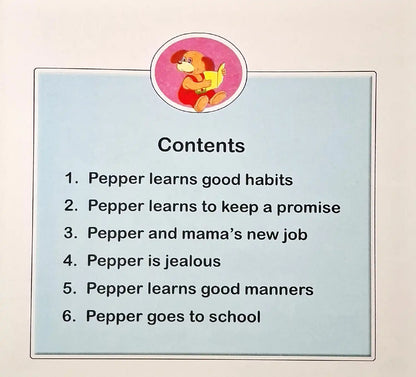 Pepper Learns Good Habits and Other Stories | 6 Books in 1