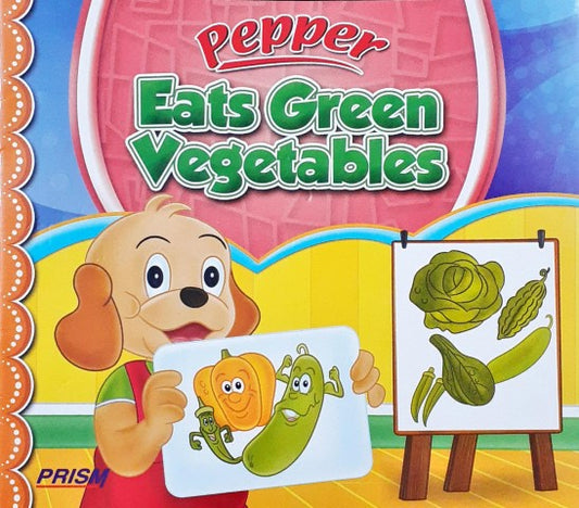 Pepper Eats Green Vegetables