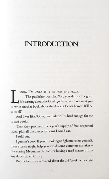 Percy Jackson and the Greek Heroes (Percy Jackson and the Olympians Companion Book)