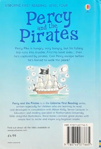 Usborne First Reading Percy And The Pirates (HC) (P)