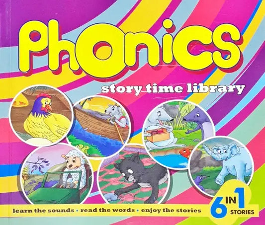 Phonics Story Time Library 6 in 1 Stories (Yellow)