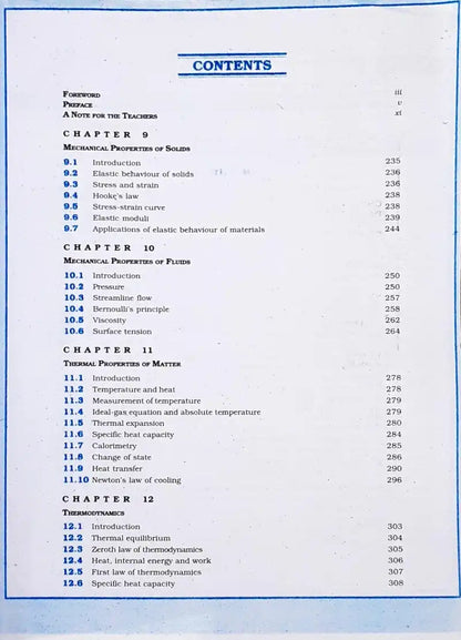 NCERT Physics Grade 11 : Textbook Part II