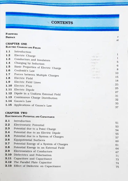 NCERT Physics Grade 12 : Textbook Part I