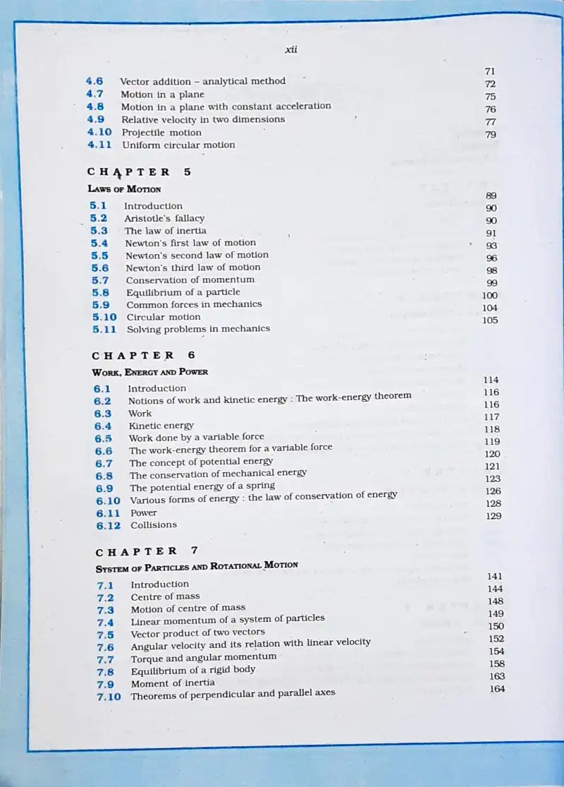 NCERT Physics Grade 11 : Textbook Part I