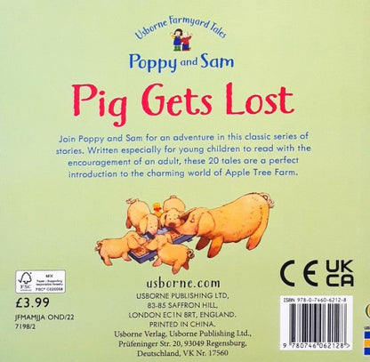 Usborne Farmyard Tales 5 Poppy and Sam Pig Gets Lost