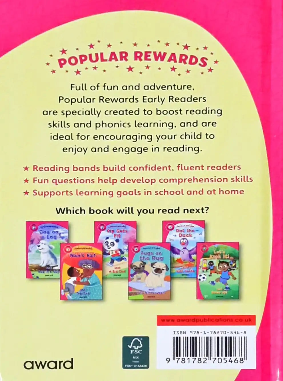 Pip Gets Fit and A Big Cod : Popular Rewards - Pink Early Reader