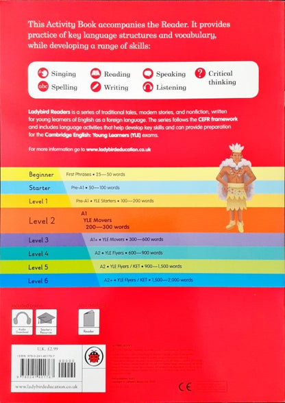 Ladybird Readers Level 2 Pocahontas Activity Book