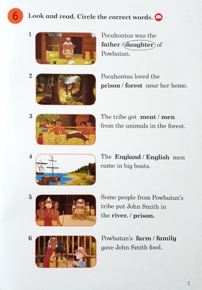 Ladybird Readers Level 2 Pocahontas Activity Book