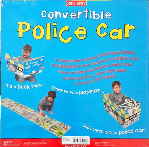 Police Convertible Convertible Police Car Converts To A Playmat And Police Car – Books and You