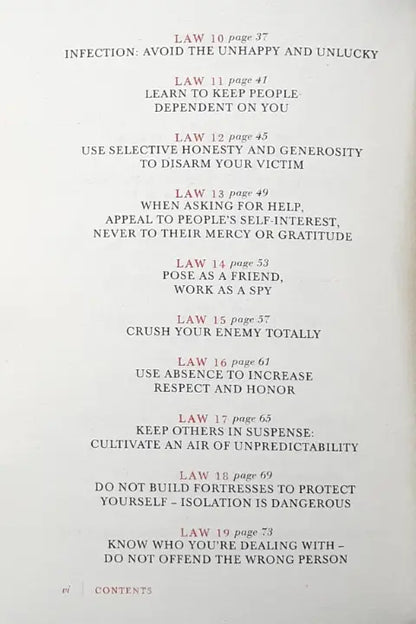 Concise 48 Laws of Power