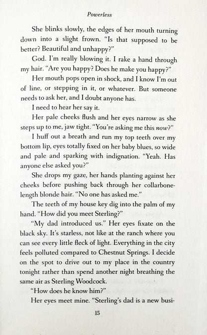 Chestnut Springs #3 : Powerless