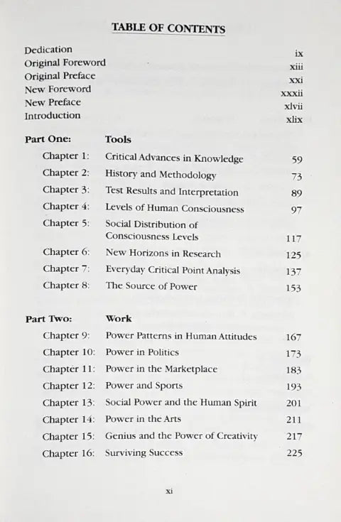 Power Vs. Force Chart.pdf Power Vs Force The Hidden Determinants Of Human Behaviour – Books and You