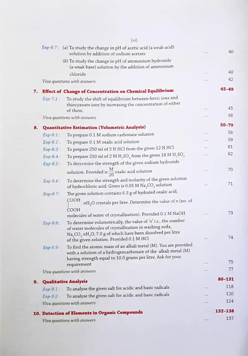 Comprehensive Practical Chemistry Class 11 : CBSE