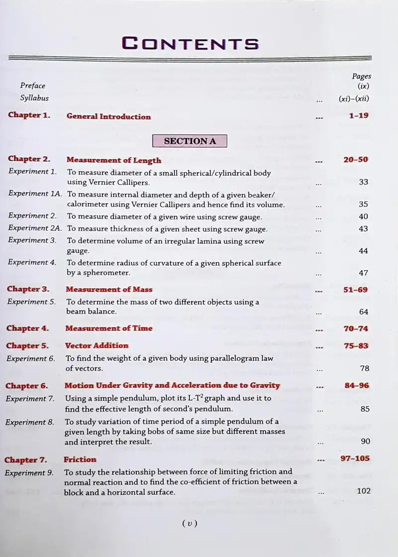 Comprehensive Practical Physics Class 11 : CBSE