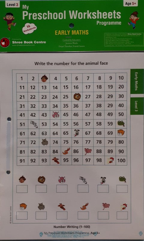 Early Maths Worksheets Level 3