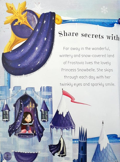 Princess Snowbelle's Secret Journal With Over 150 Stickers