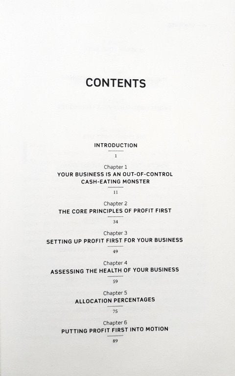 Profit First Transform Your Business from a Cash Eating Monster to a Money Making Machine