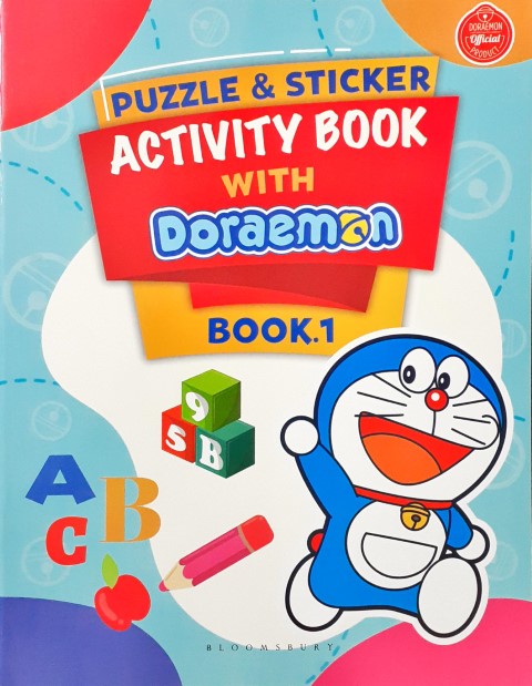 Puzzle & Sticker Activity Book With Doraemon Book 1
