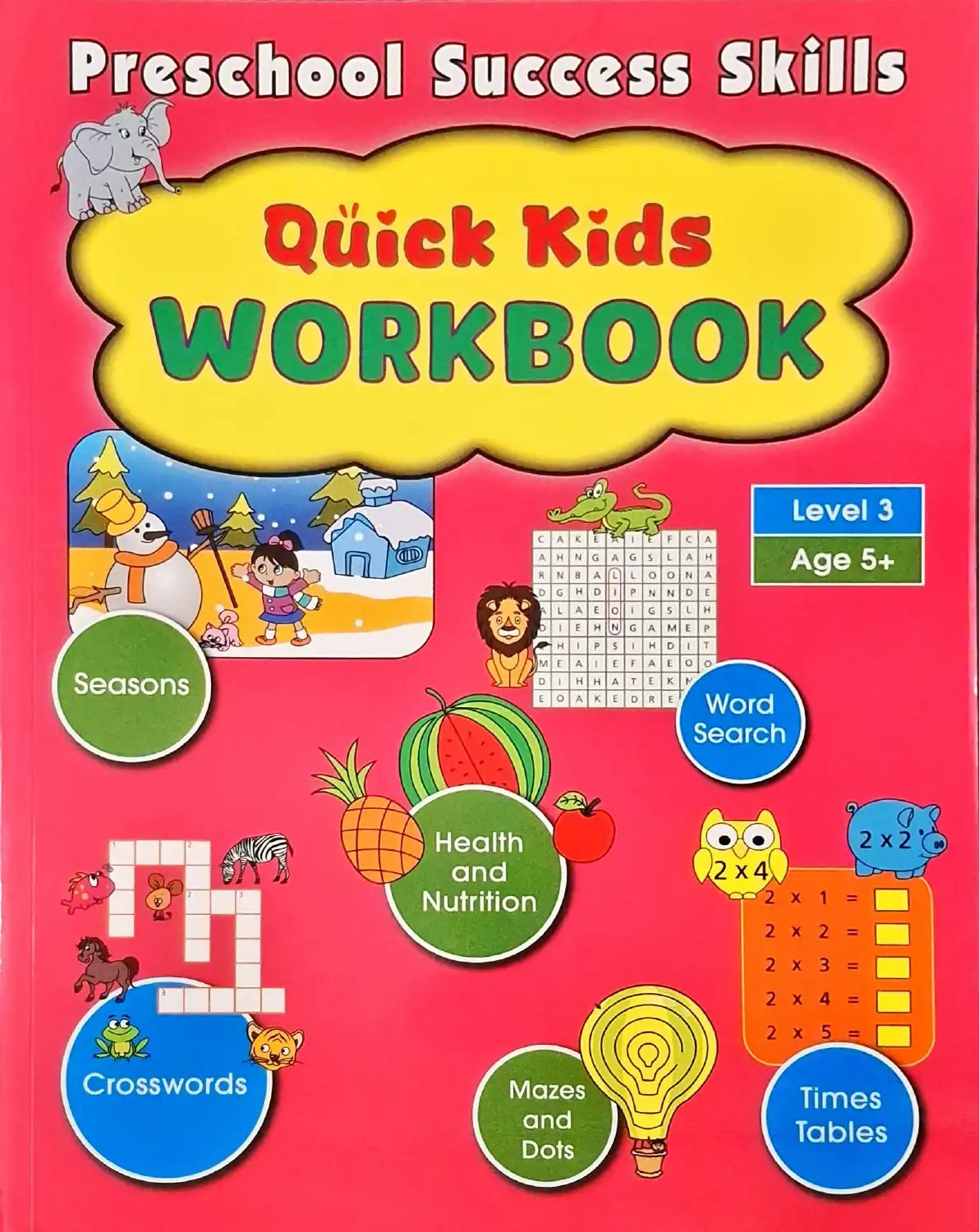 Preschool Success Skills : Quick Kids Workbook | Level 3