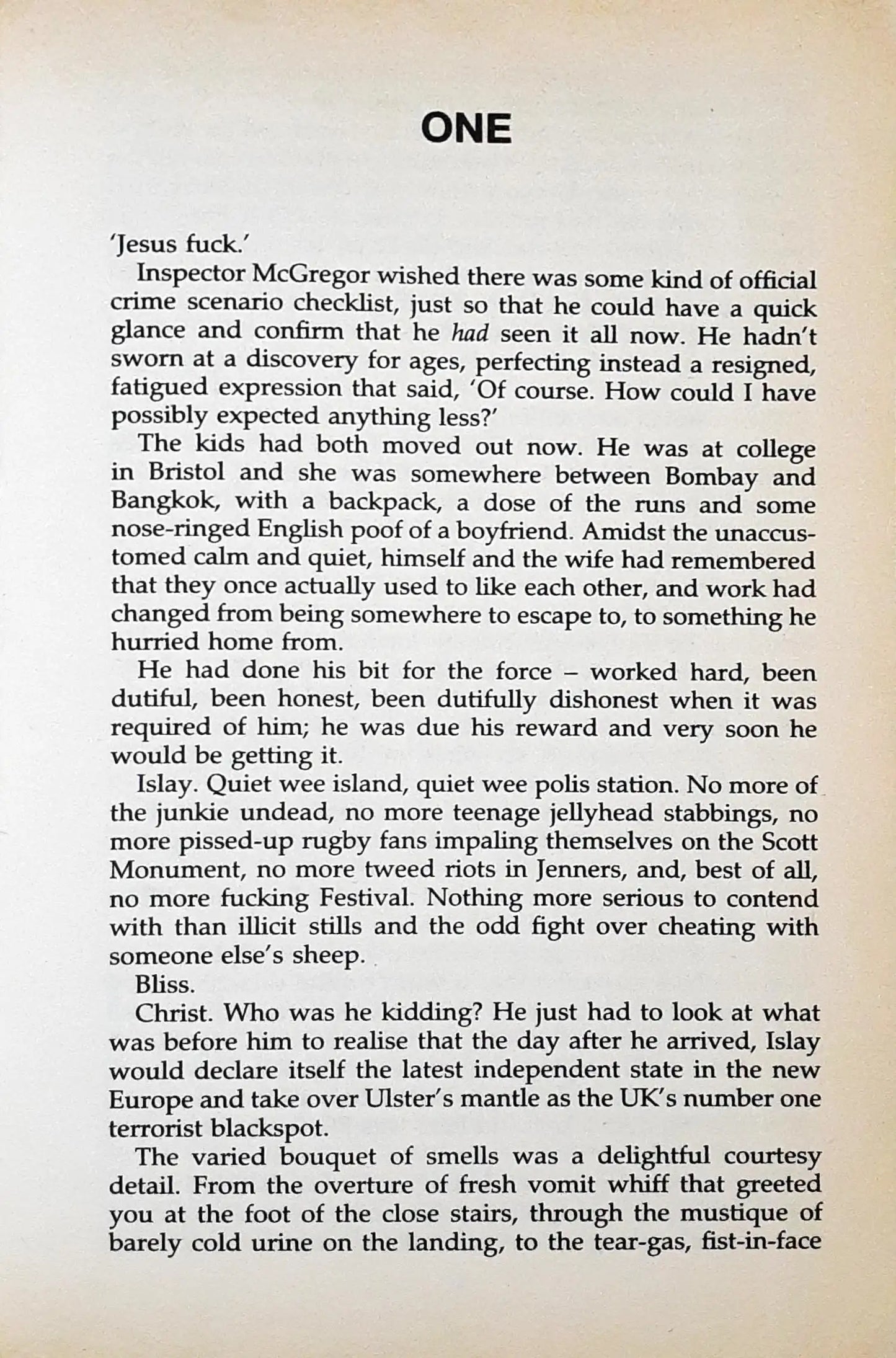 Jack Parlabane #1 : Quite Ugly One Morning (P)