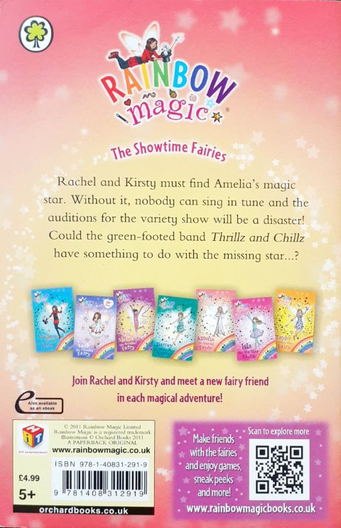Rainbow Magic Amelia The Singing Fairy The Showtime Fairies #103