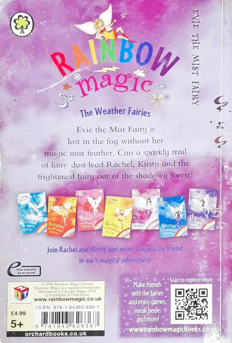 Magic Mist Book Evie The Mist Fairy - Rainbow Magic (P) – Books and You